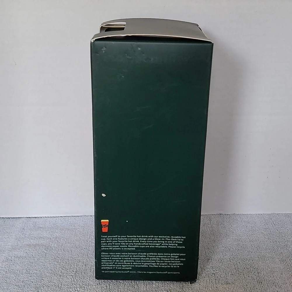 Starbucks 2020 trick or treat reusable hot cups/glow in the dark - Picture 5 of 7